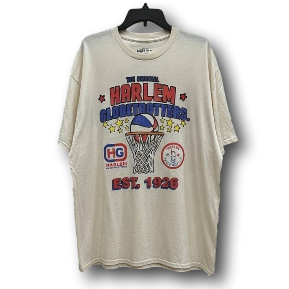 The Original Harlem Globetrotters Basketball Graphic T-Shirt - Size XXL - NWT